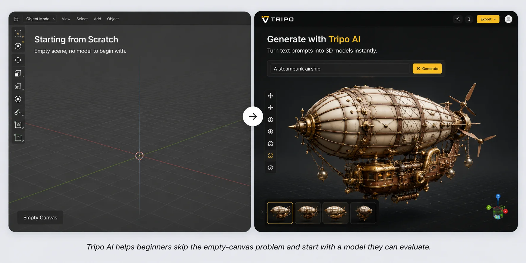 ai 3d modeling for beginners introduction
