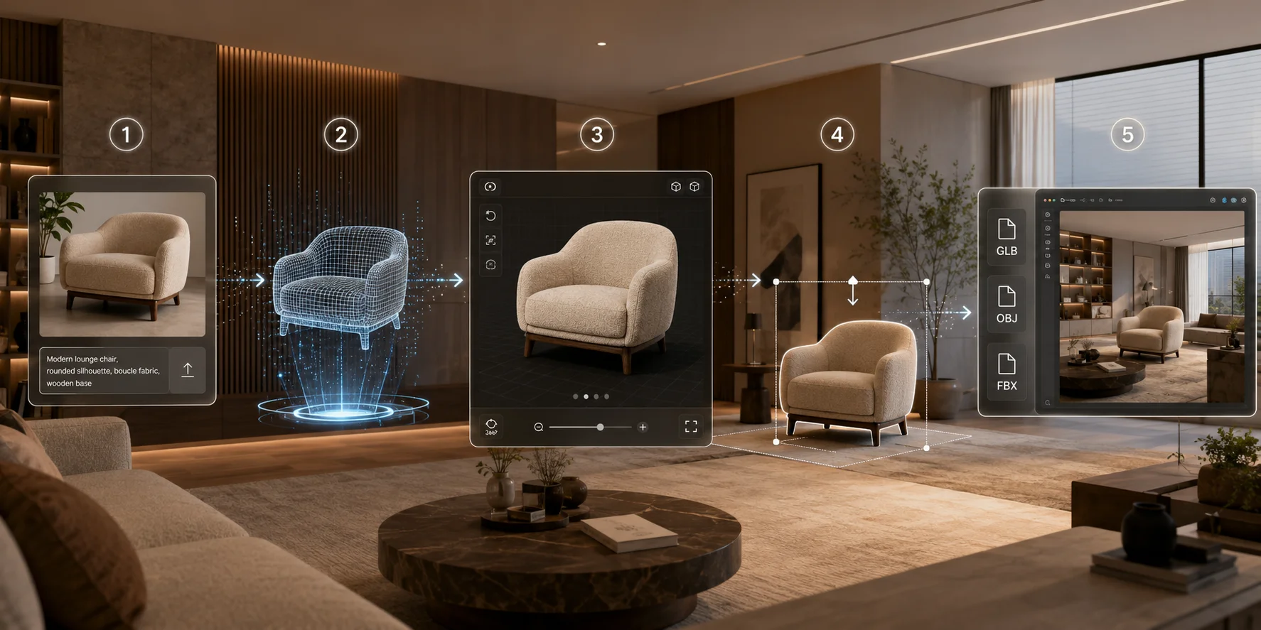 ai 3d model generation workflow