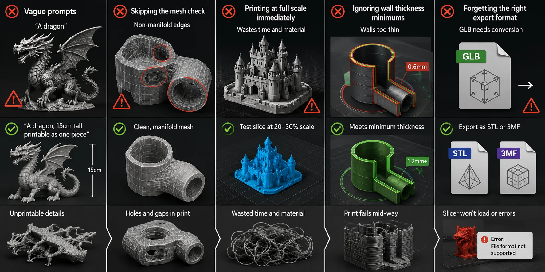ai 3d printing checklist common mistakes to avoid