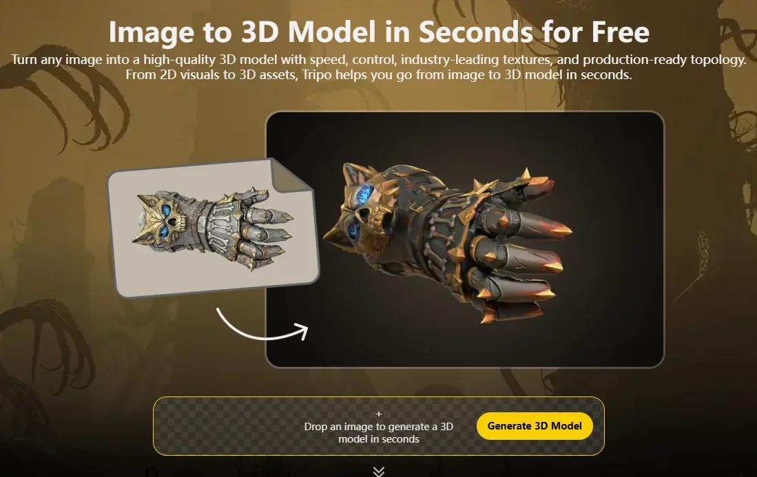 tripo-image-to-3d-game-prop-generation