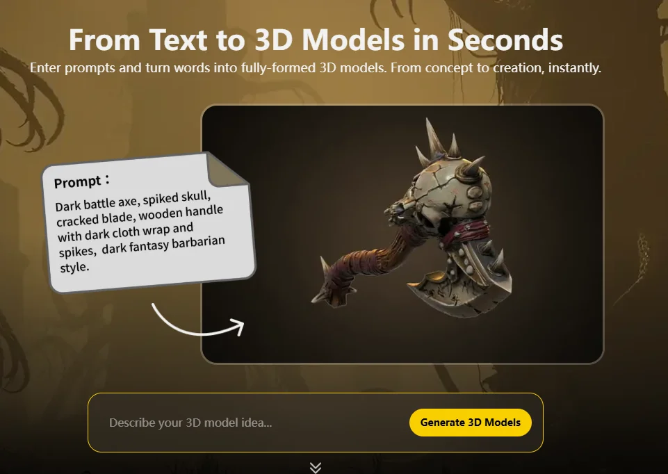 tripo-text-to-3d-game-prop-generation