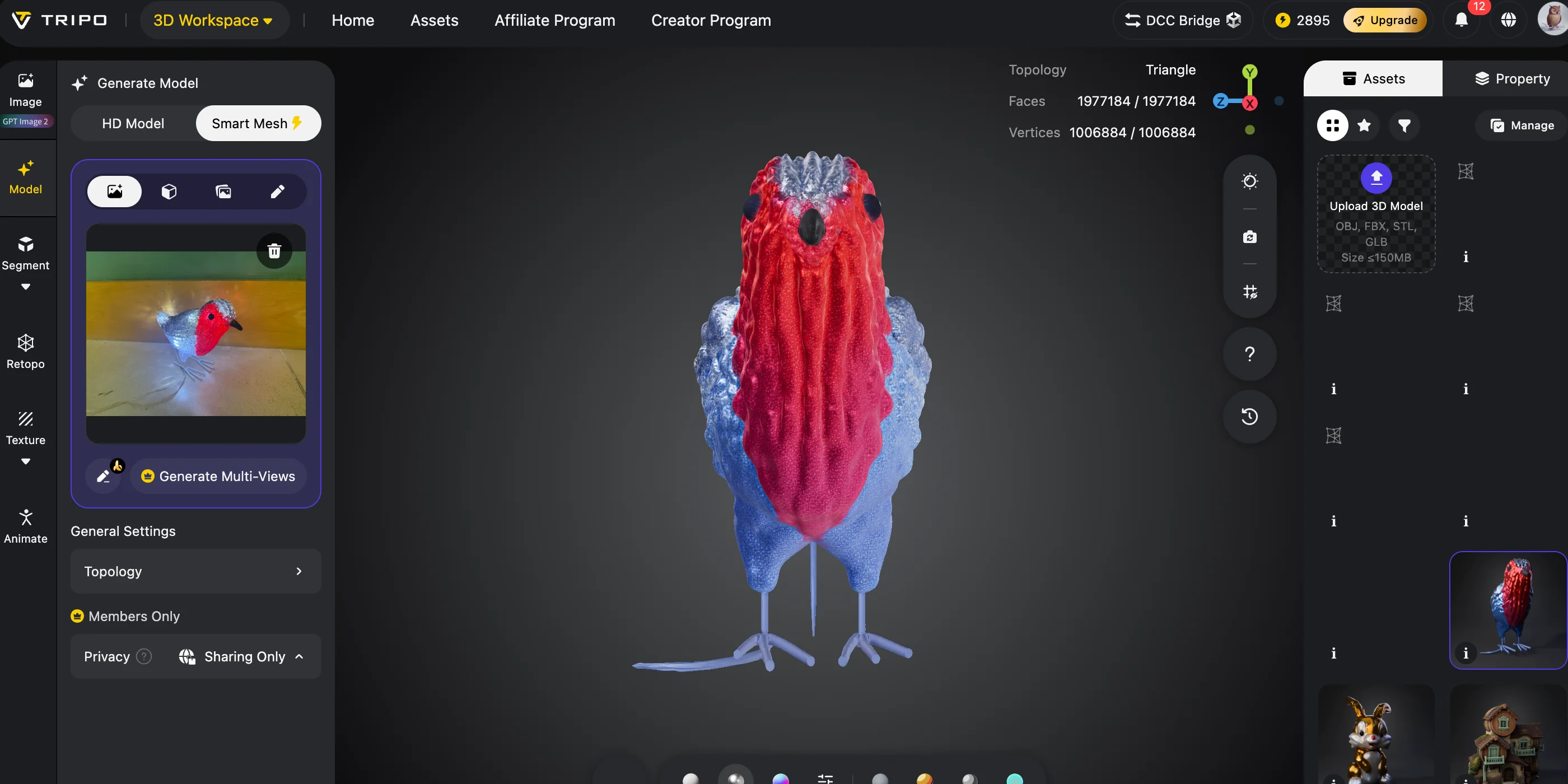 ai 3d world assets step 3 review and optimize