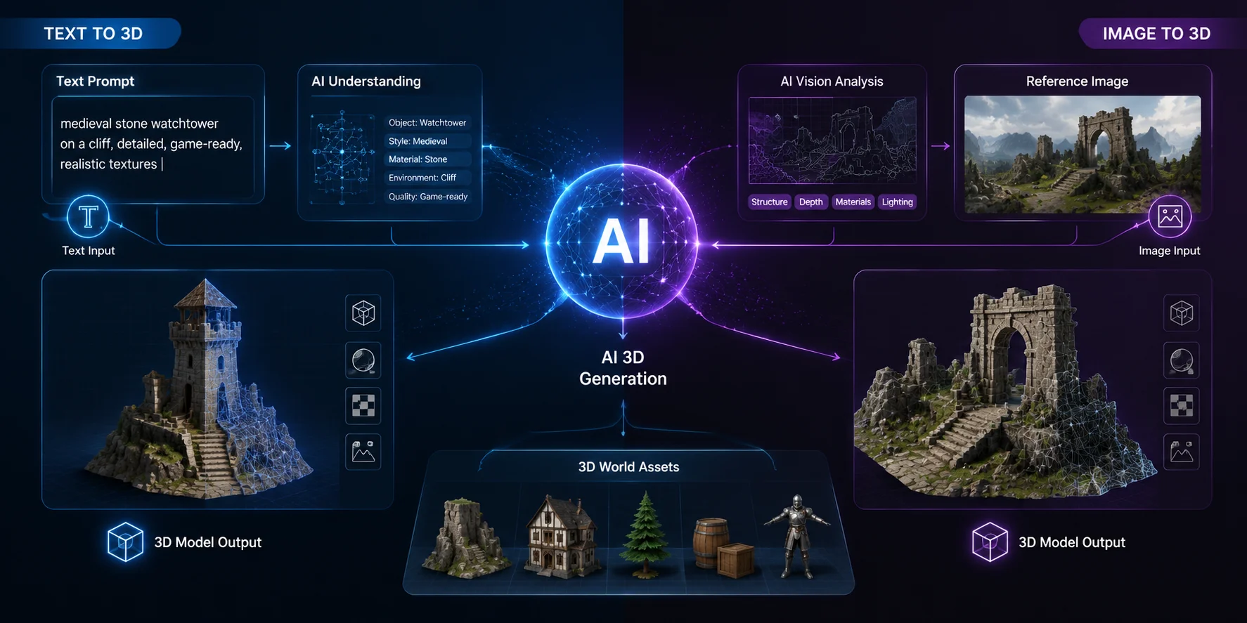 ai 3d world assets what is an ai world generator