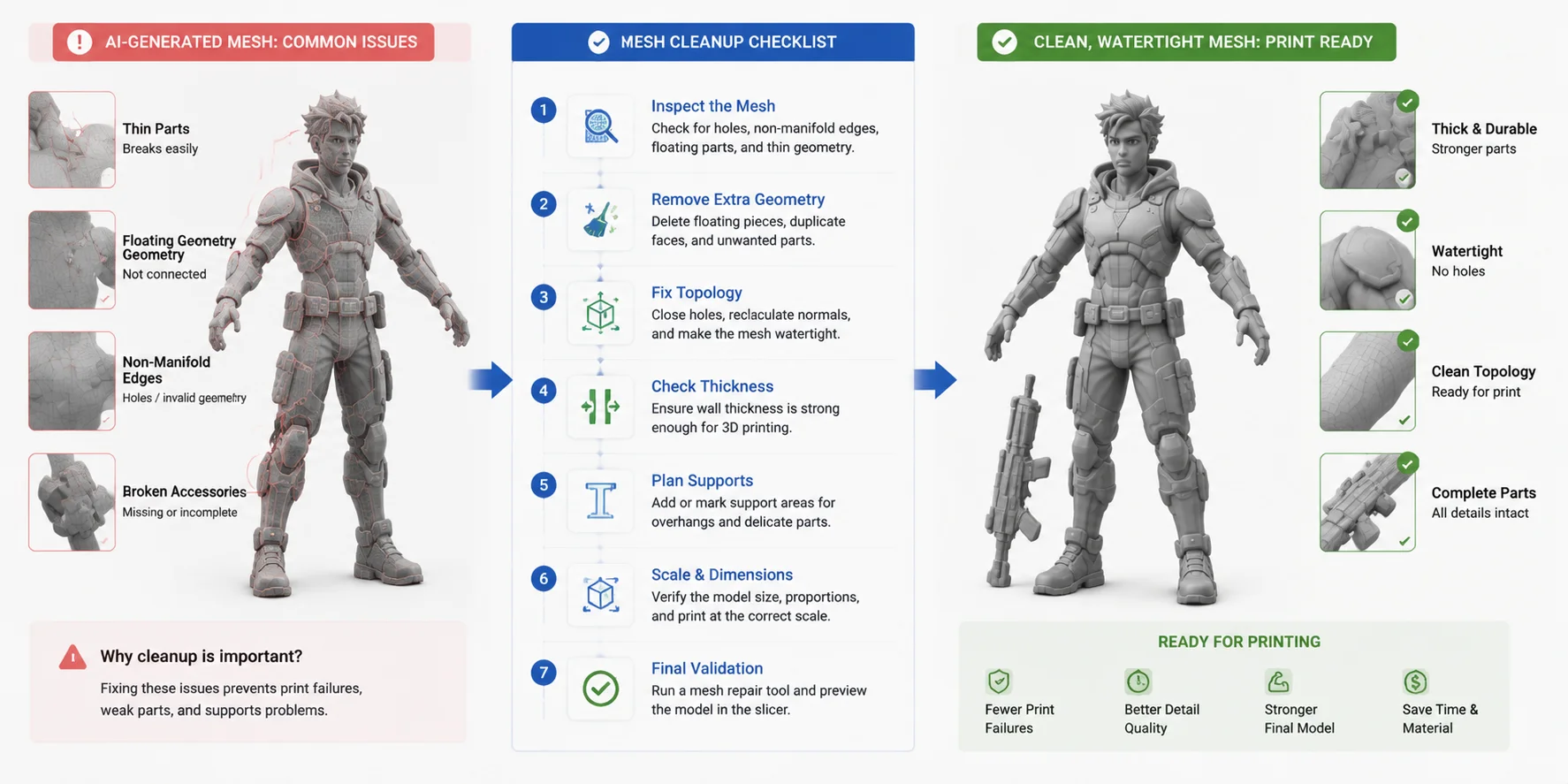 ai action figure 3d 3d printing checklist