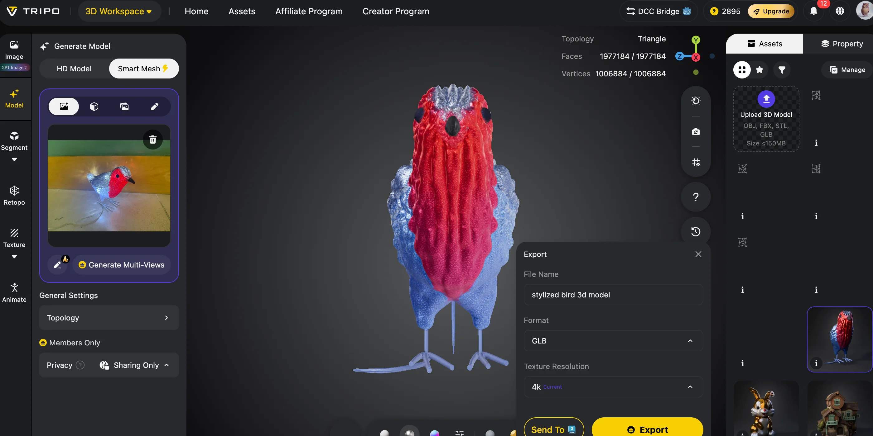 ai action figure 3d step by step workflow in tripo ai studio https studio tripo3d ai categor 3