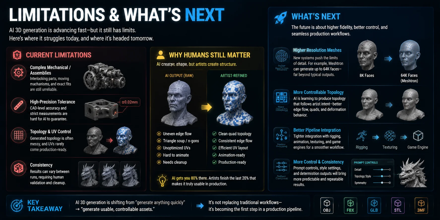 ai mesh generation limitations and future