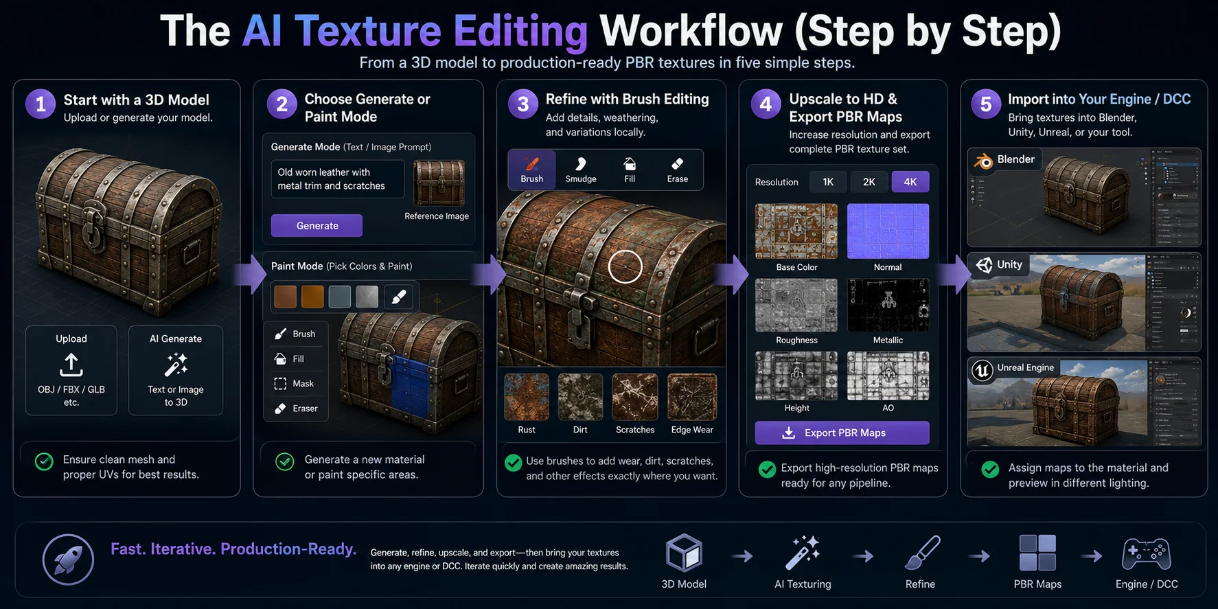 ai texture editing workflow