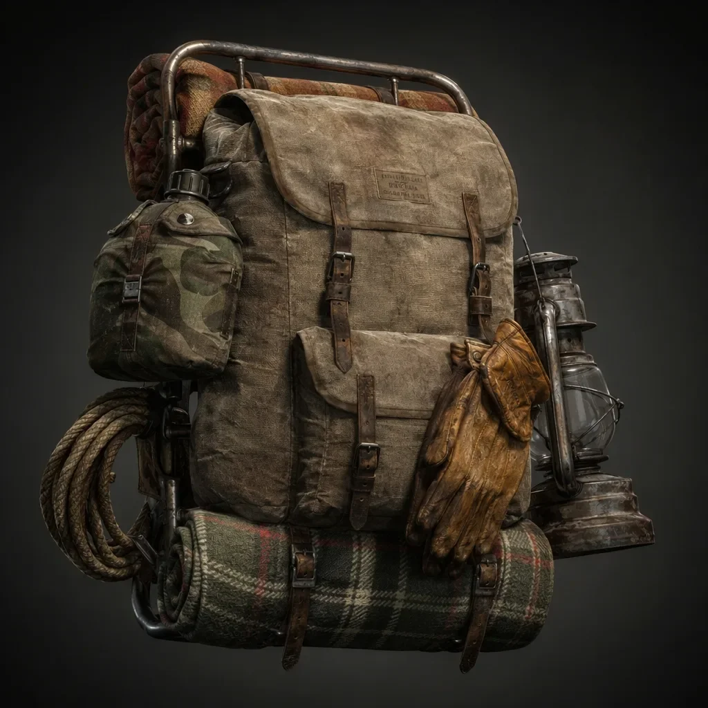 Backpack reference input image