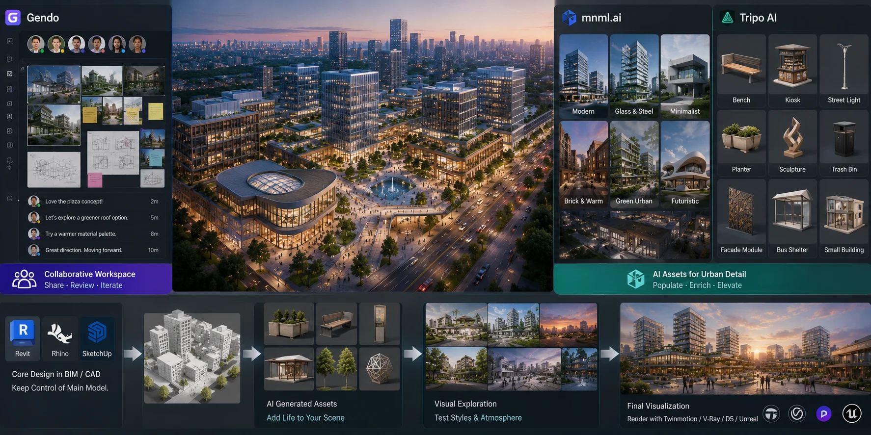 commercial urban project visualization