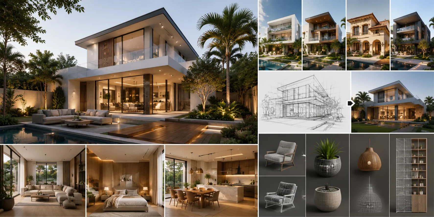 residential design and visualization render