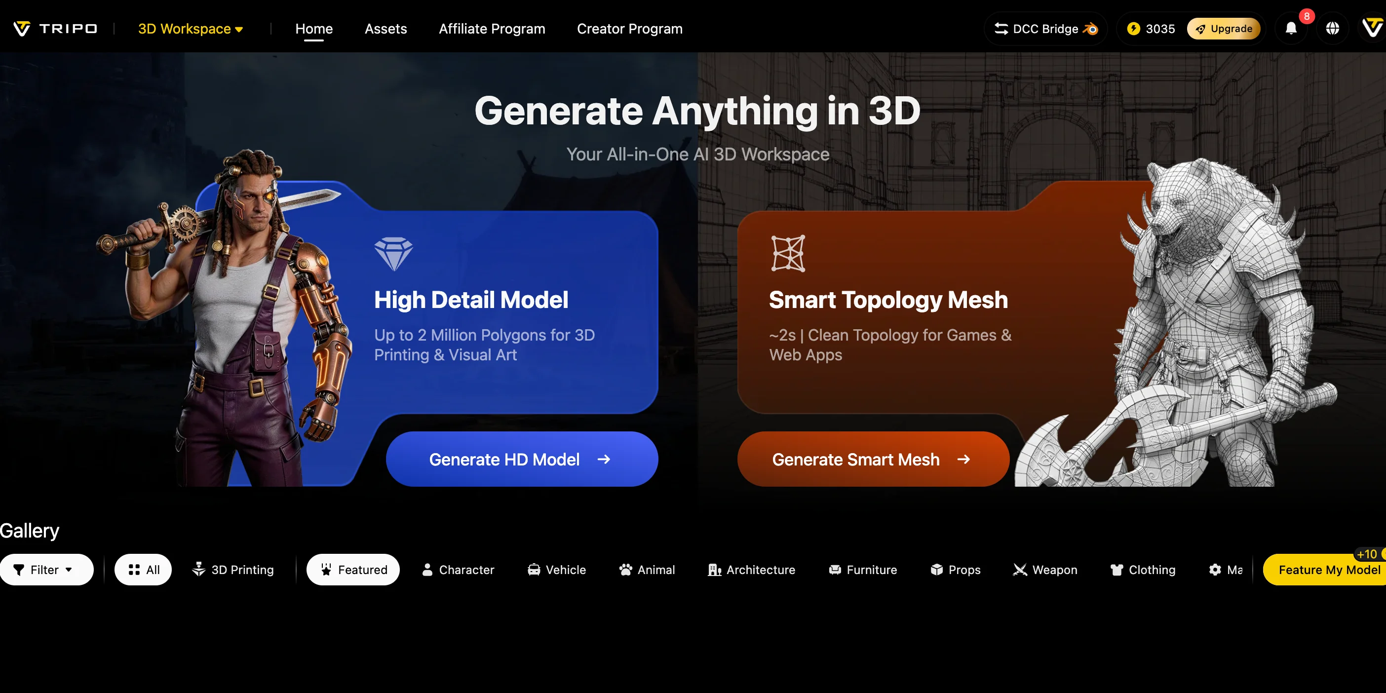 best ai 3mf generator open tripo ai studio