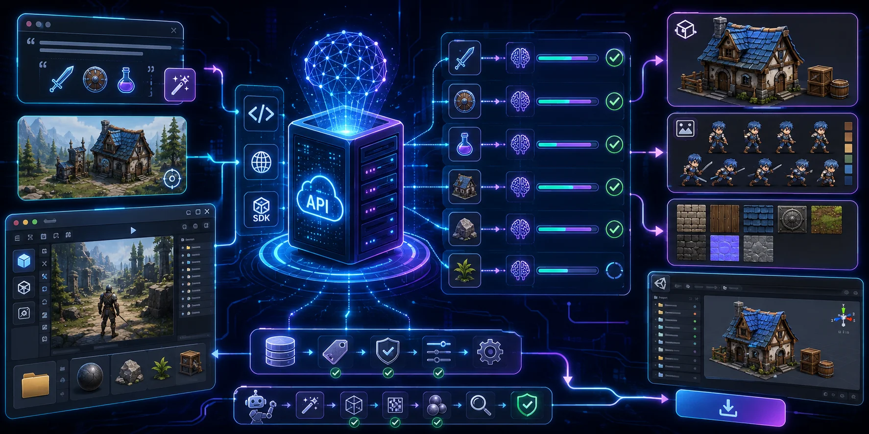 best ai game asset api what is an ai game asset api