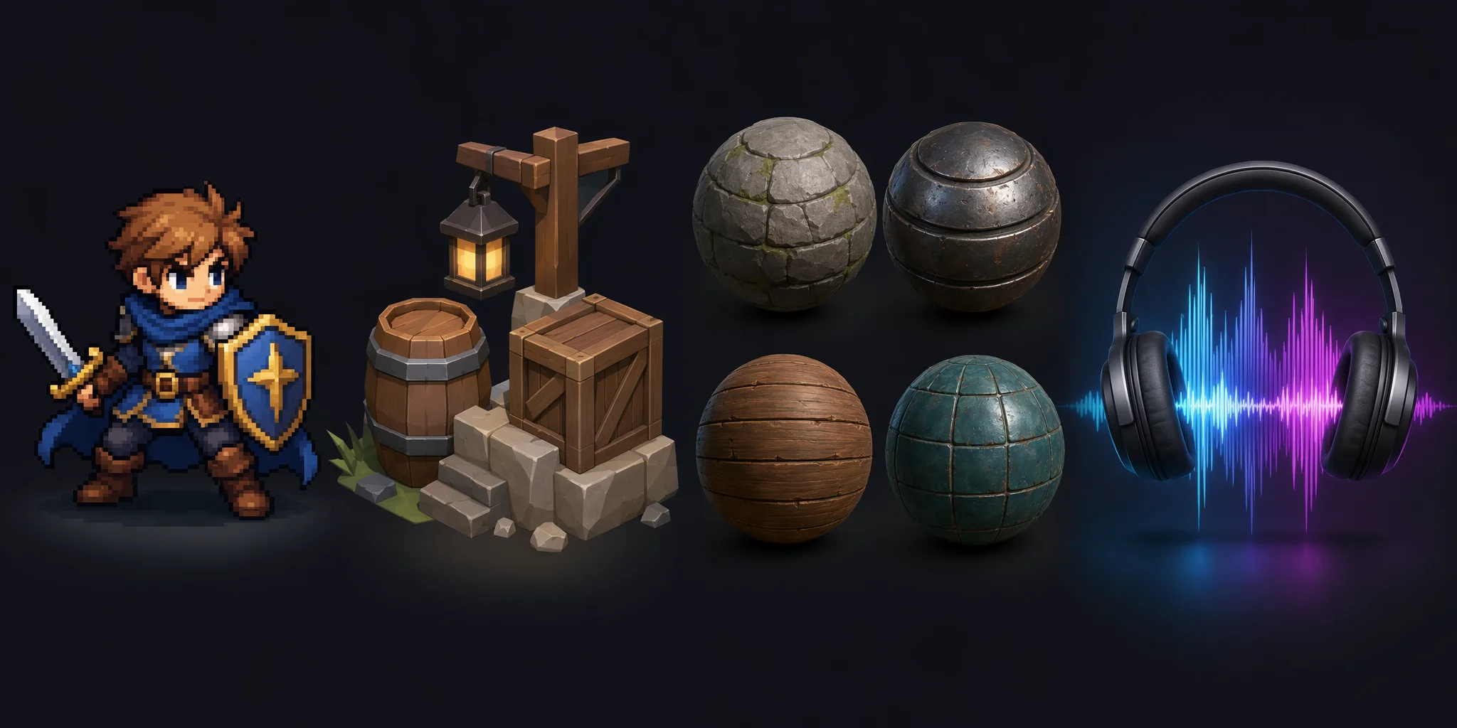 ai game asset generator types