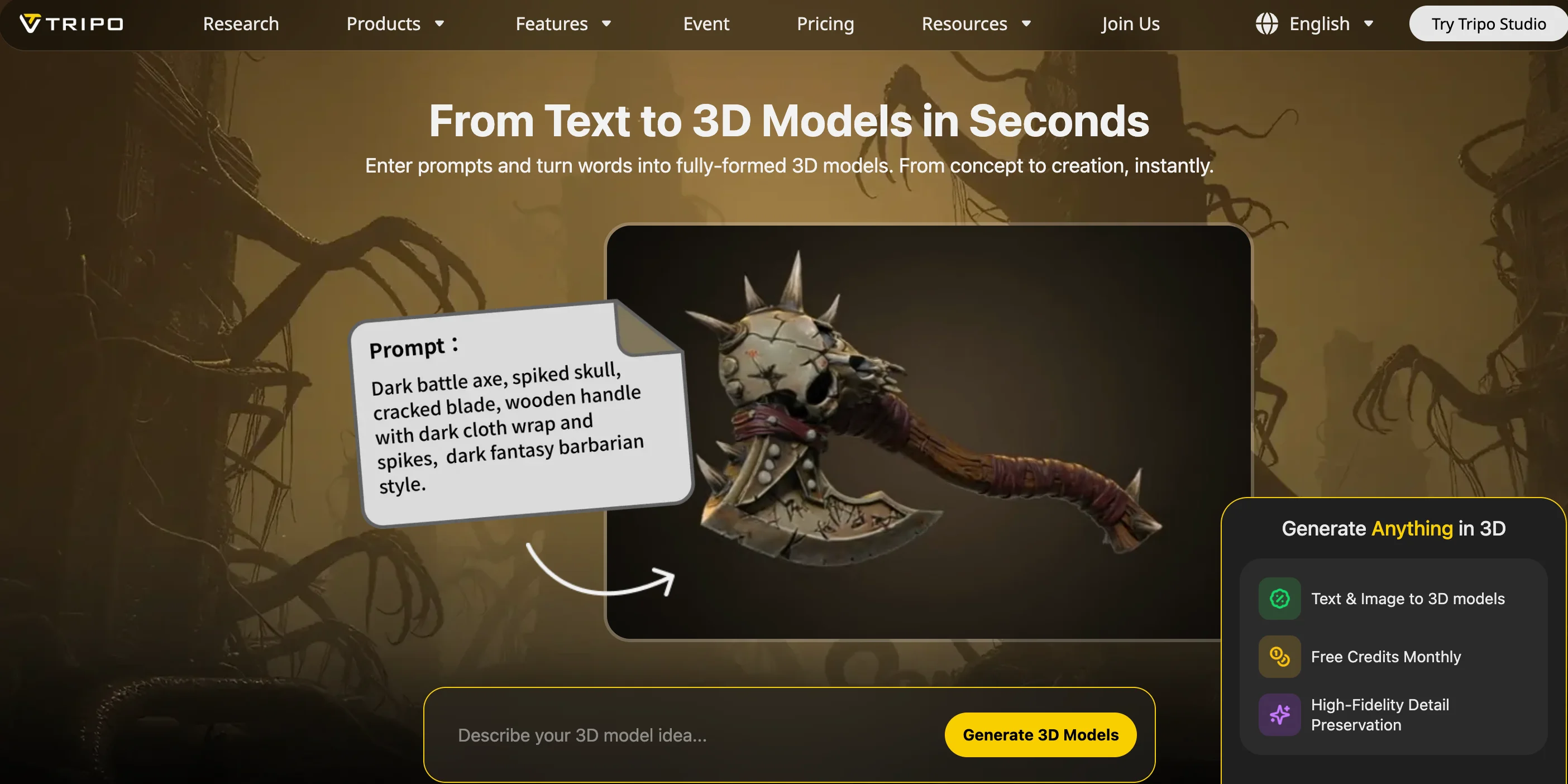 best ai obj generator step 2 choose text to 3d or image to 3d