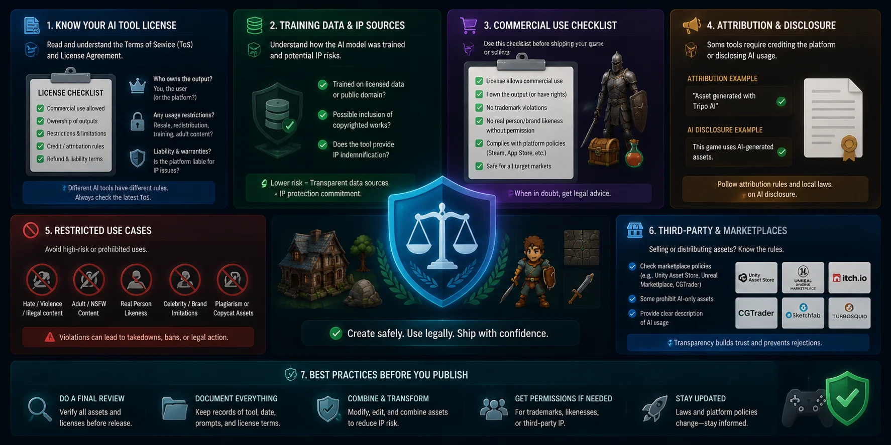 best ai tools for game assets are ai generated game assets legal to use