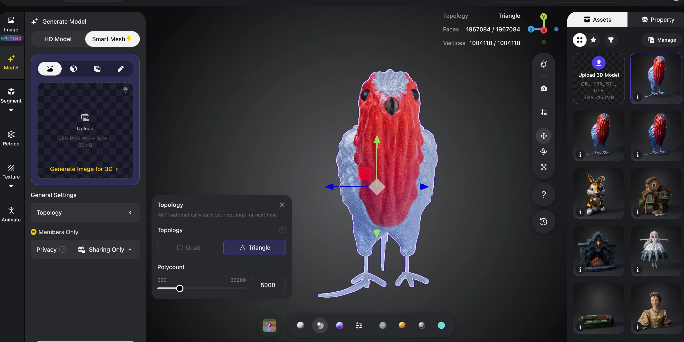 best free 3d modeling software tripo ai studio https studio tripo3d ai 2
