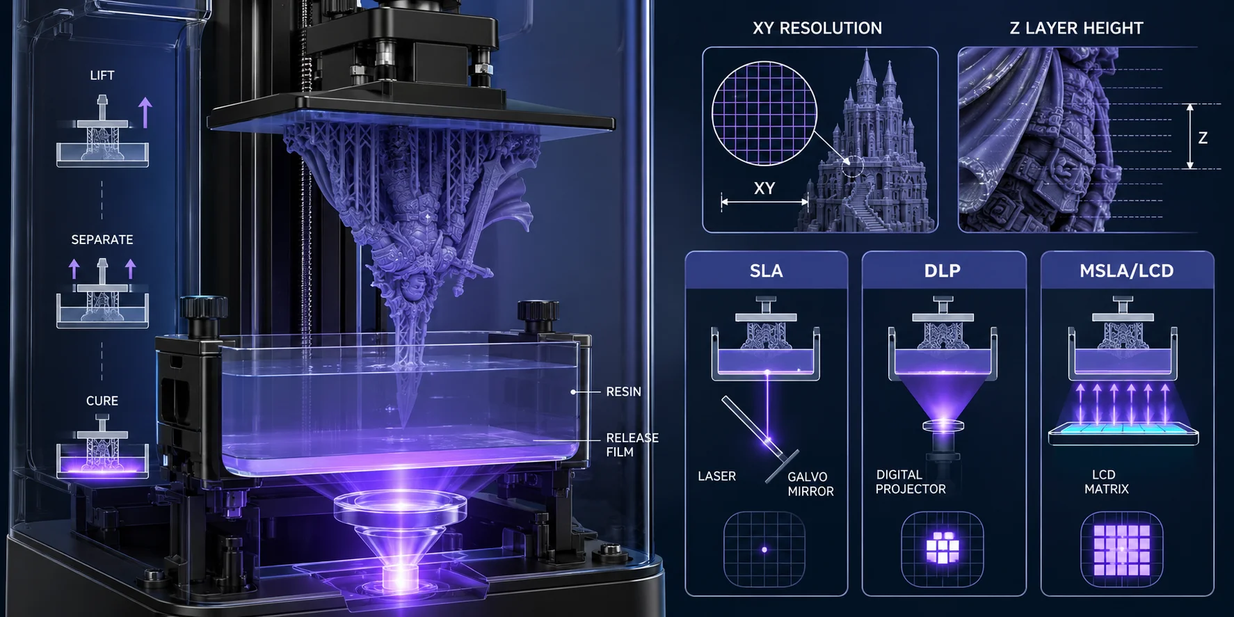 best resin 3d printer how resin 3d printing works