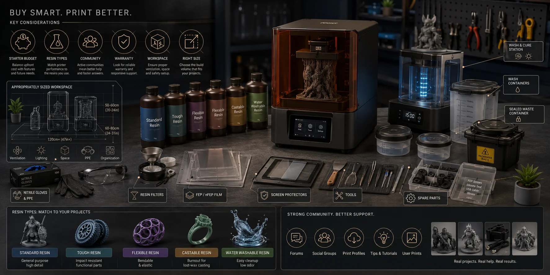 best resin 3d printer what to consider when buying a resin 3d printer