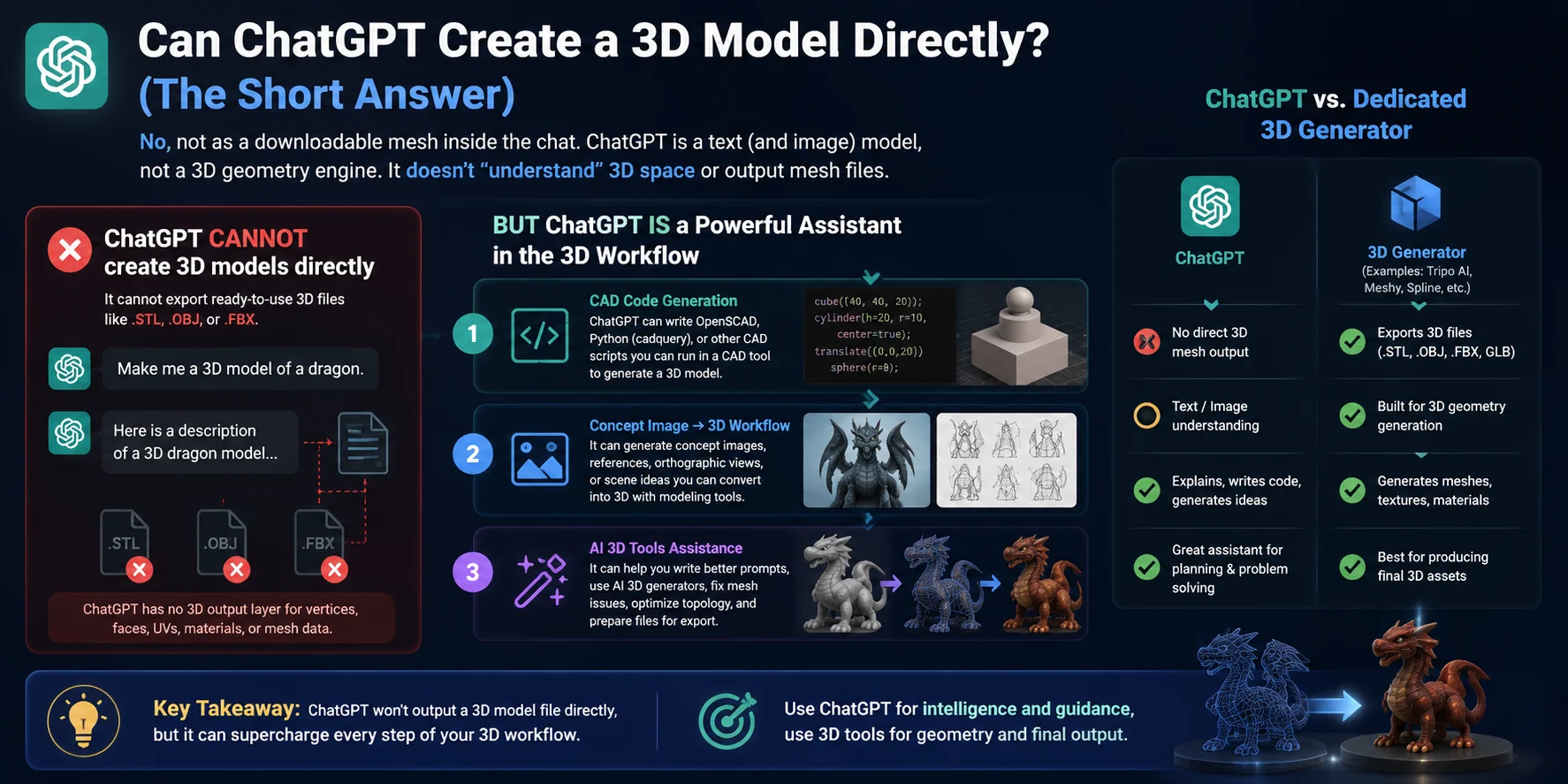 can chatgpt create a 3d model can chatgpt create a 3d model directly the short answer