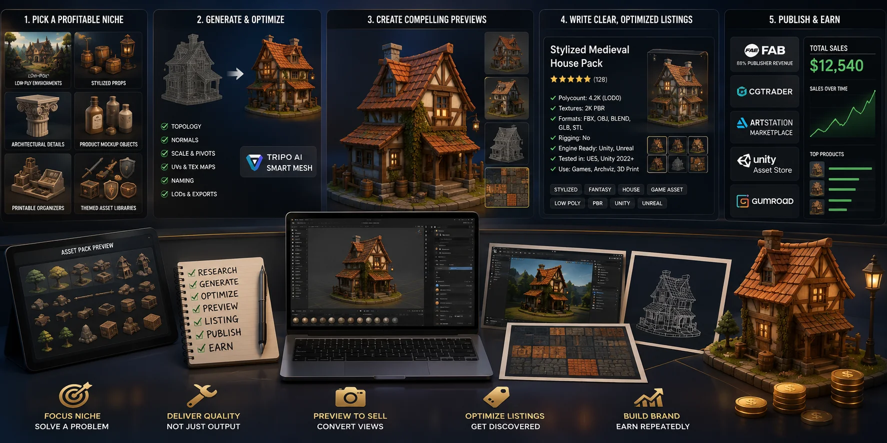 can you sell ai generated 3d models how to make money selling ai 3d models