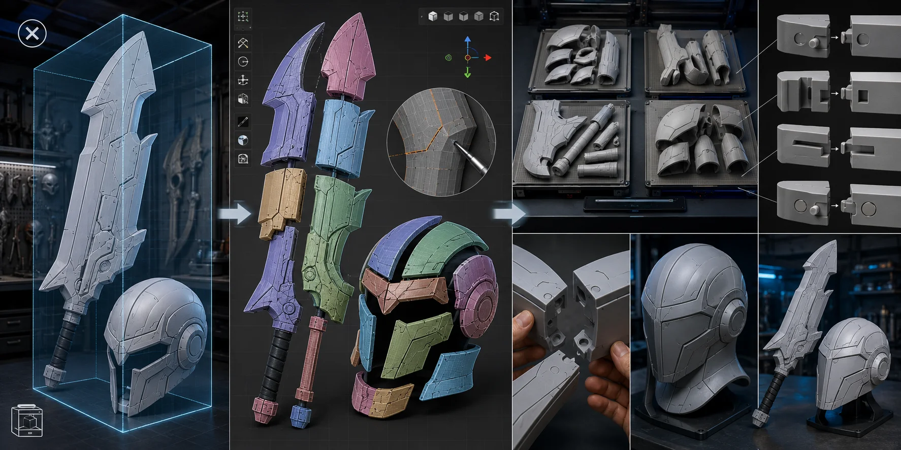 prop segmentation and joints