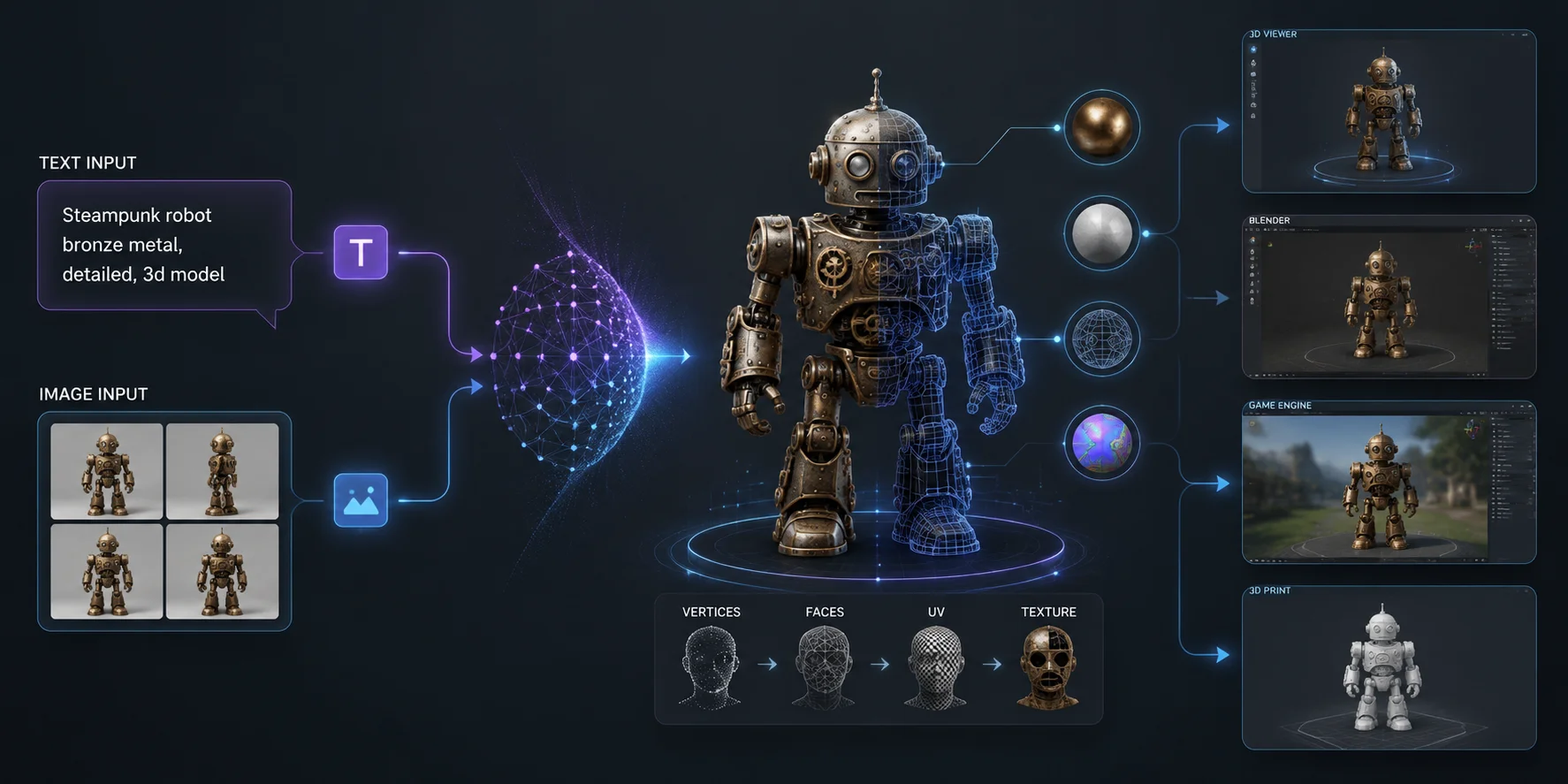 ai 3d generation from text and image inputs