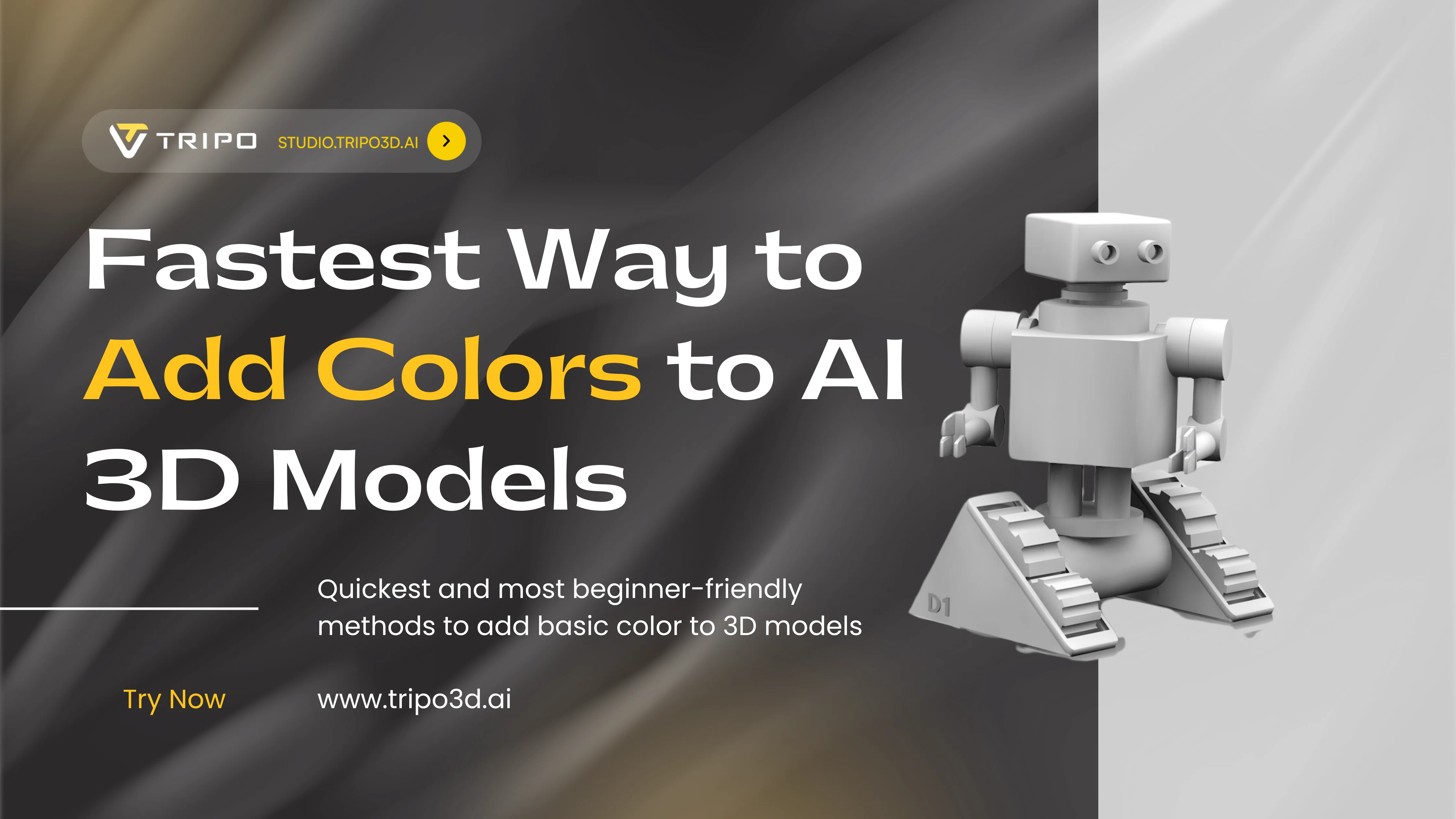 Fastest Way to Add Colors to AI 3D Models