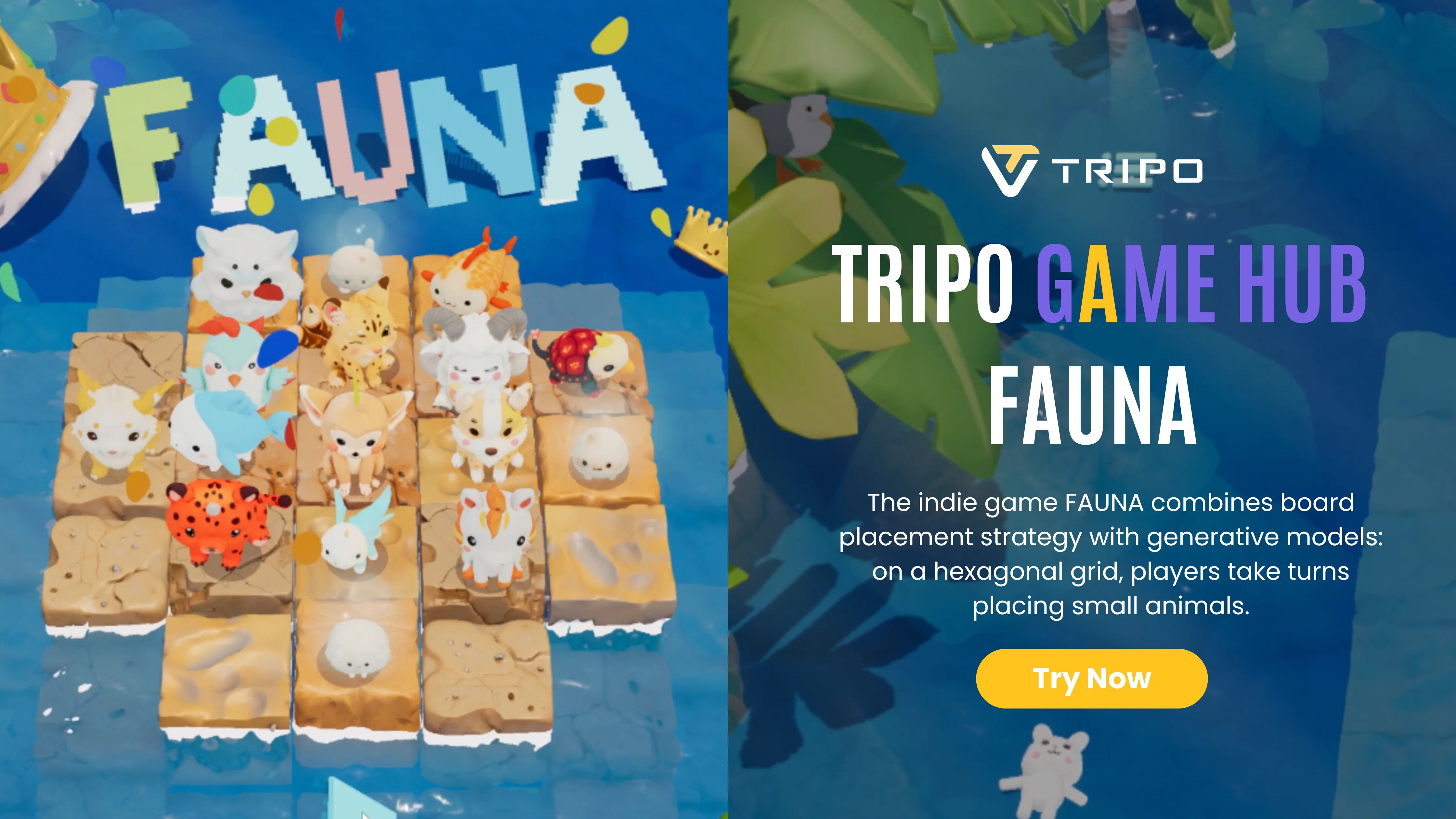 FAUNA: Match-3 Fusion Auto Battler with Hatchable Animals