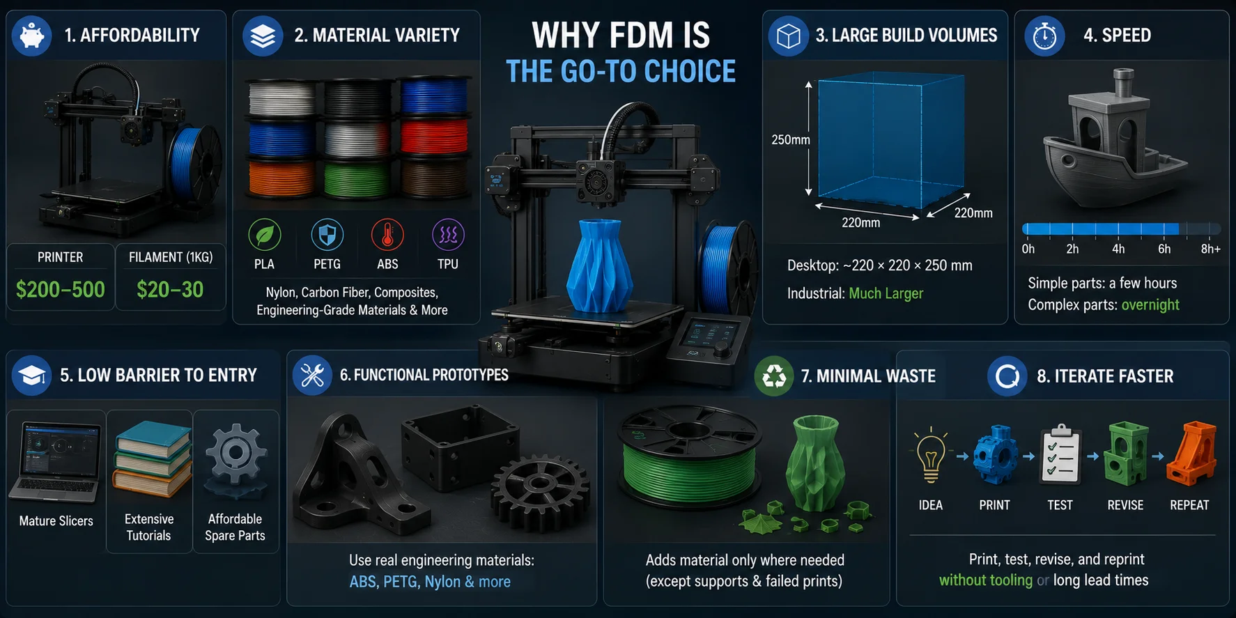 fdm 3d printing benefits and advantages of fdm