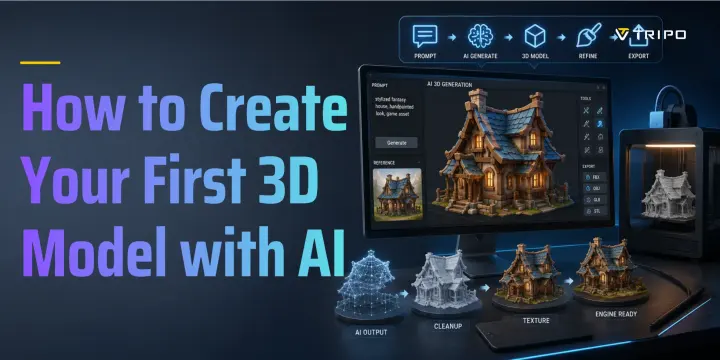 first 3d model ai tutorial