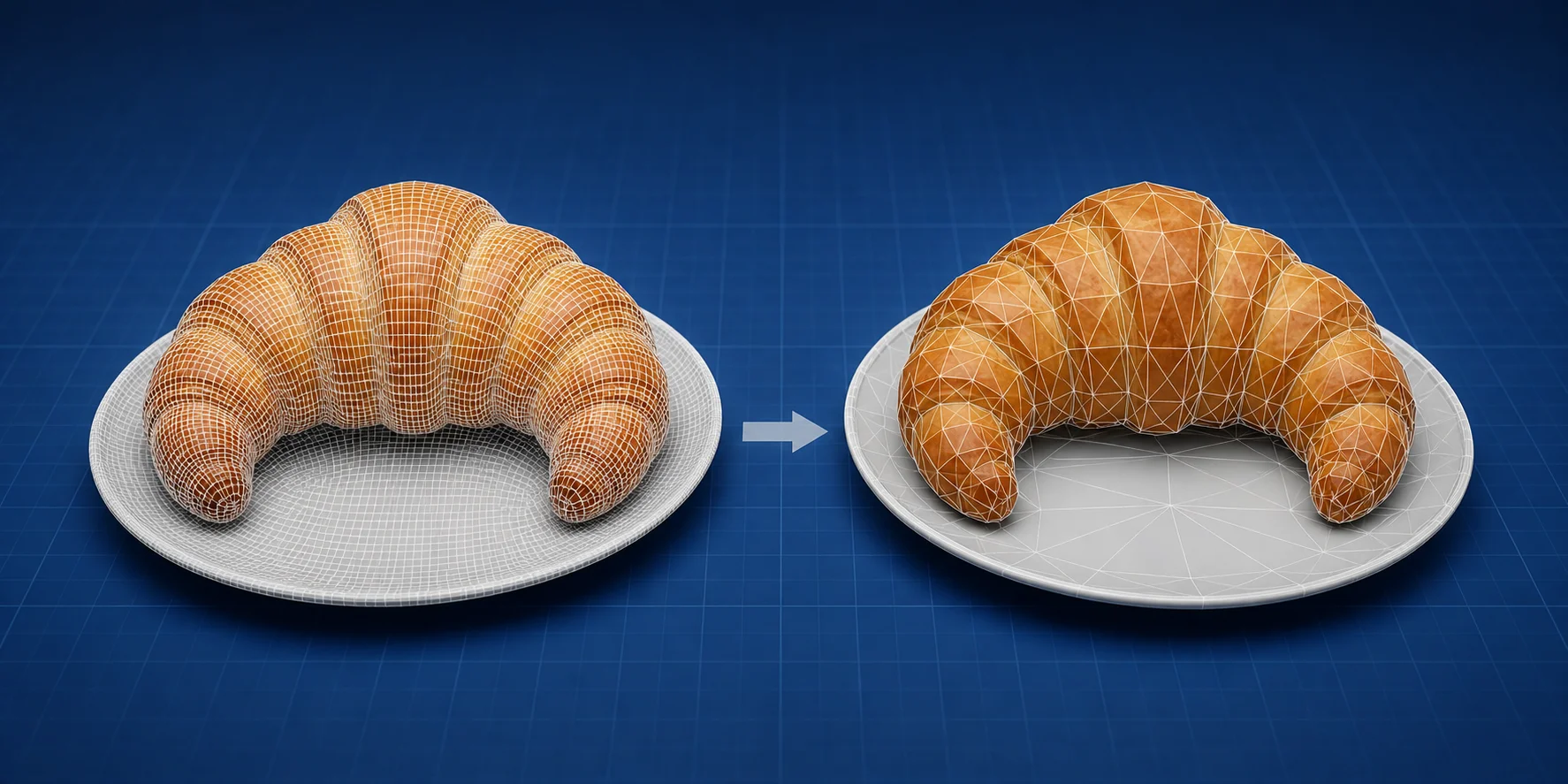 food model generator step 4 control the polygon budget