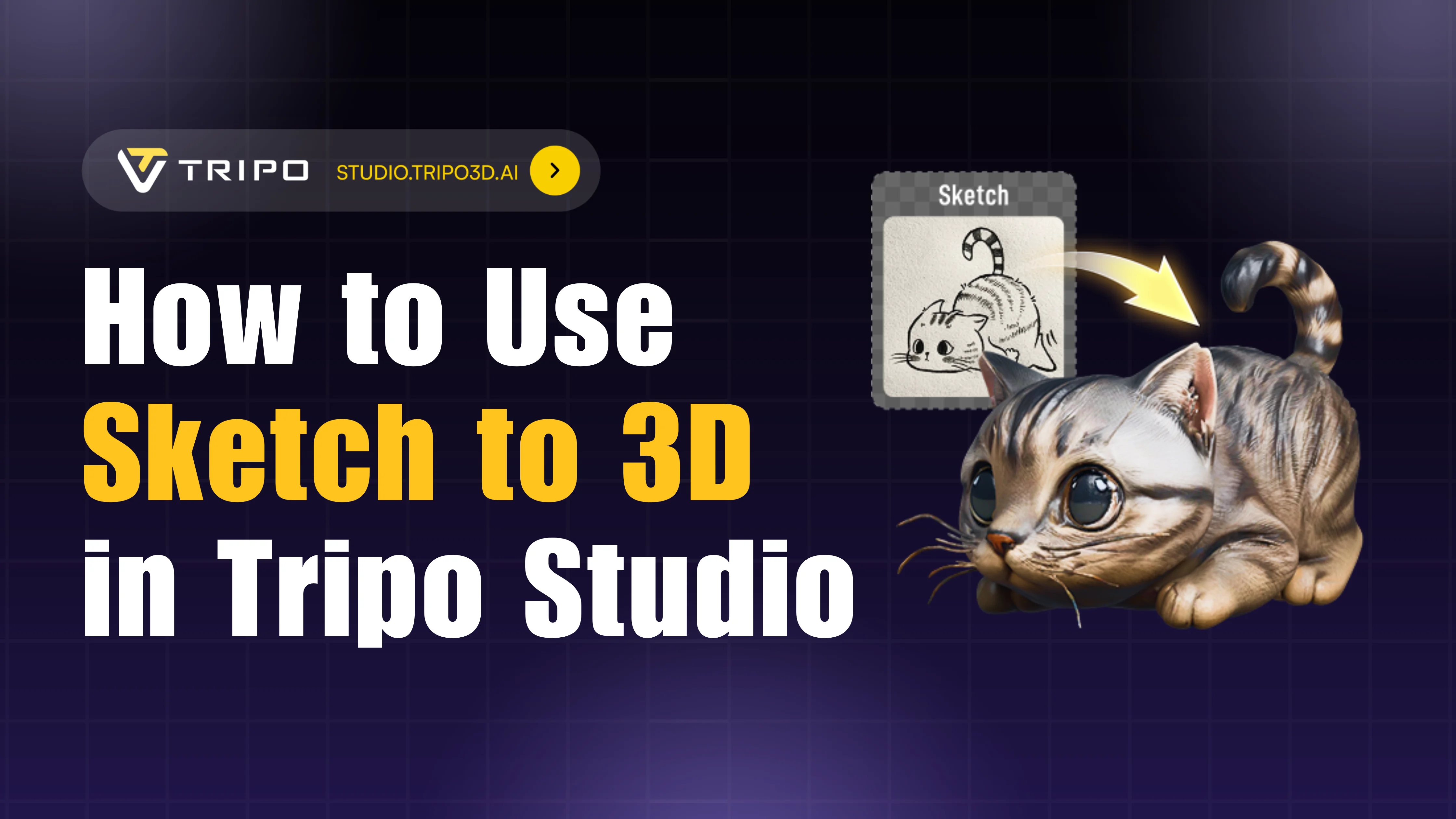 From Sketch to 3D in Seconds: Tripo Studio's New Features