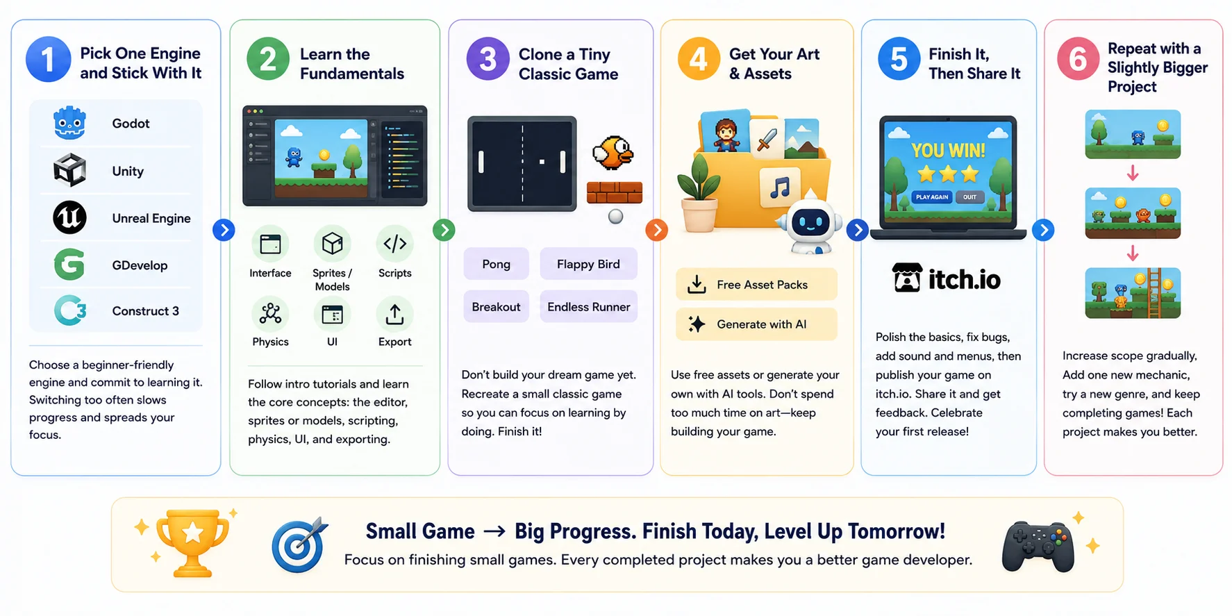 beginner game development roadmap