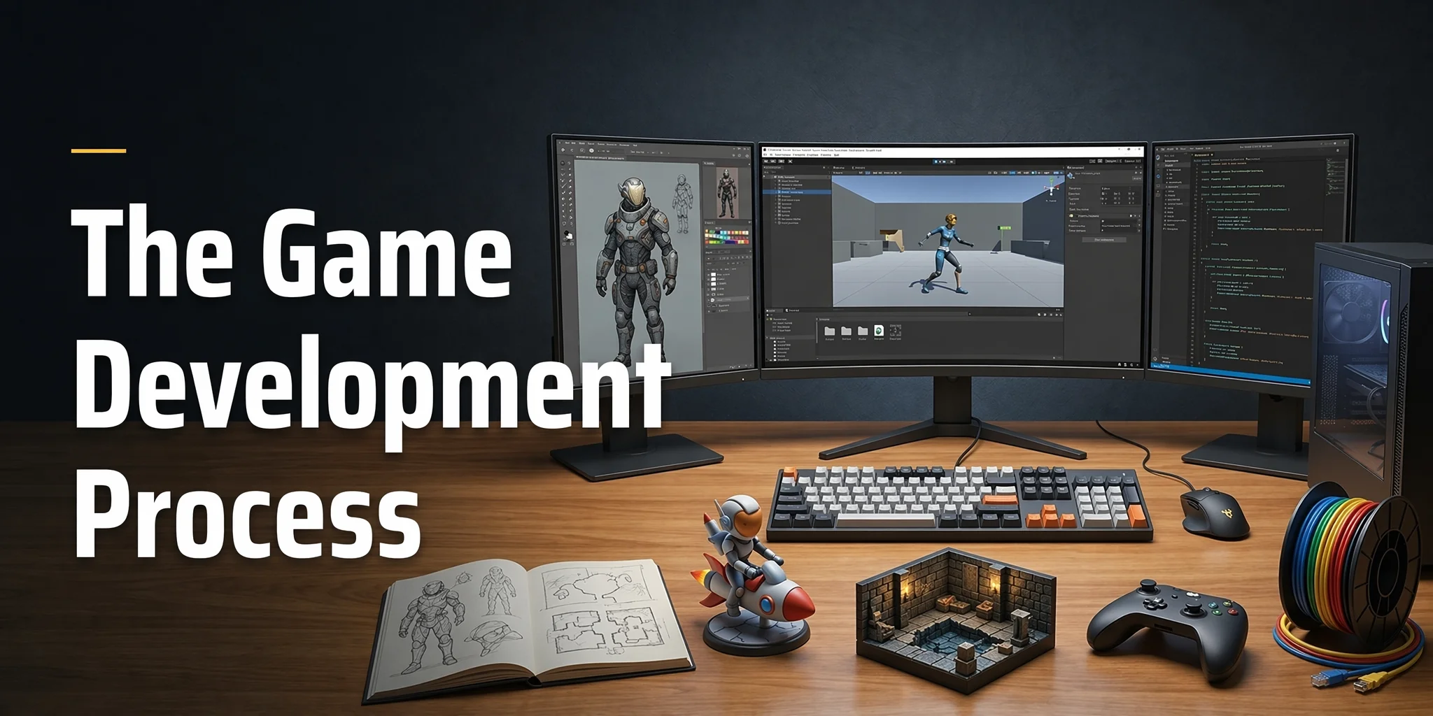The Game Development Process: 3 Stages Explained (2026)