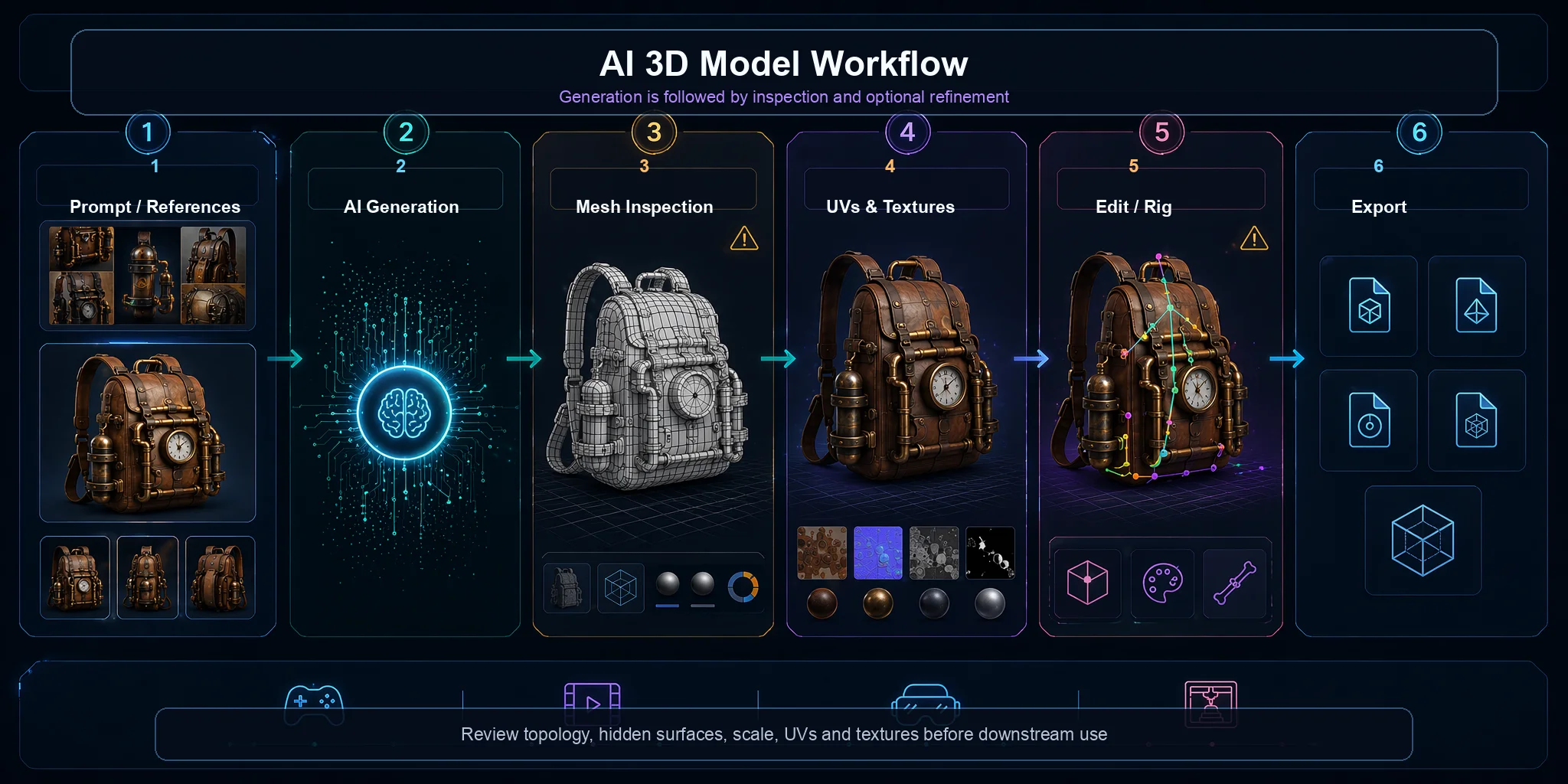 ai 3d generation workflow