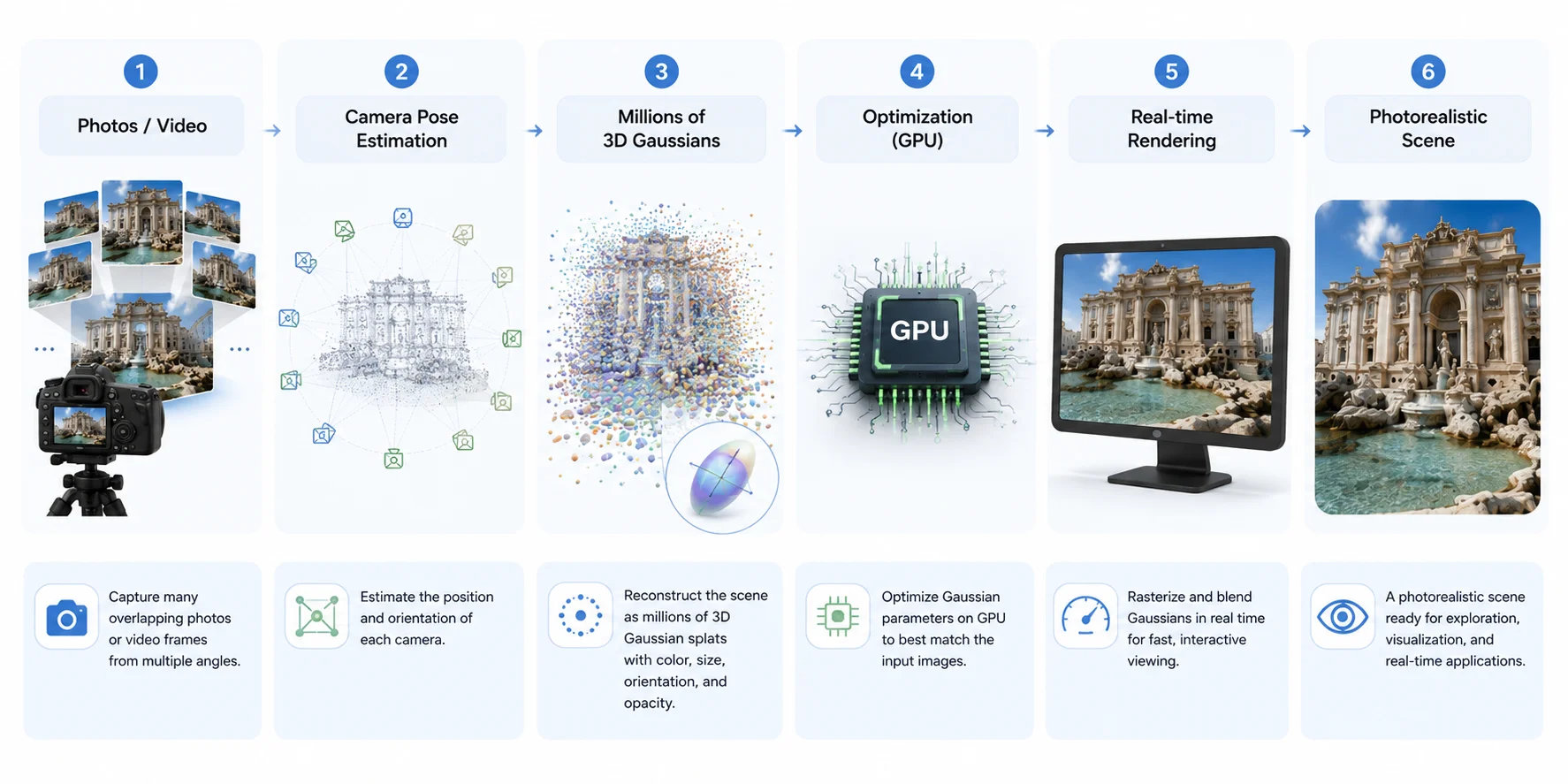 gaussian splatting workflow
