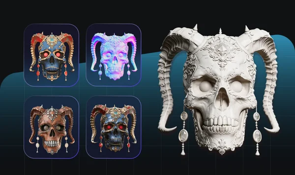 high poly PBR for games from tripo3d
