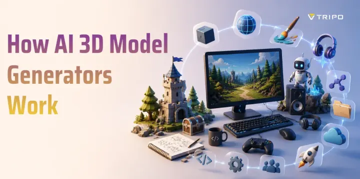 ai 3d model generators workflow hero