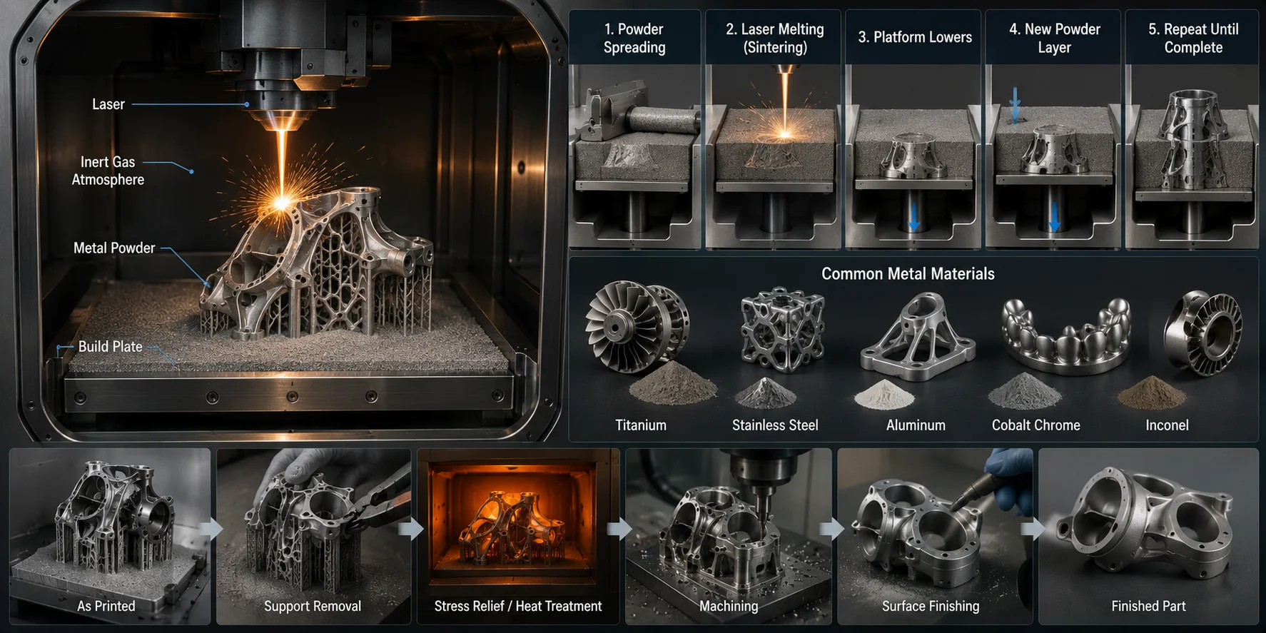 how do 3d printers work how metal 3d printers work