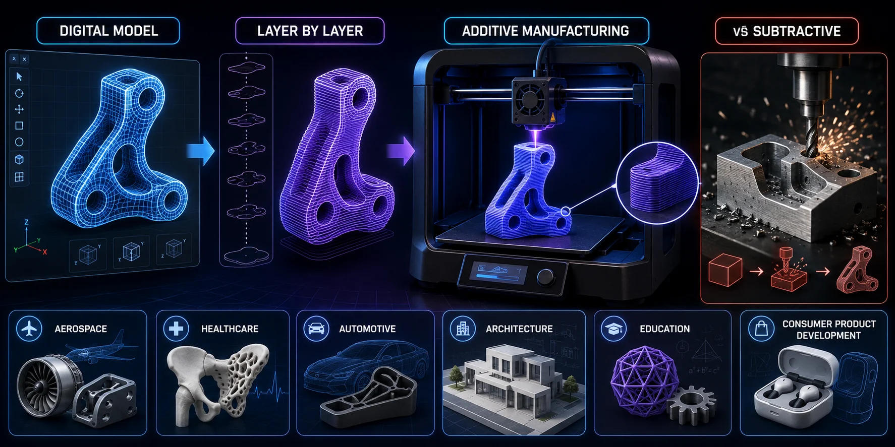 how do 3d printers work what is 3d printing