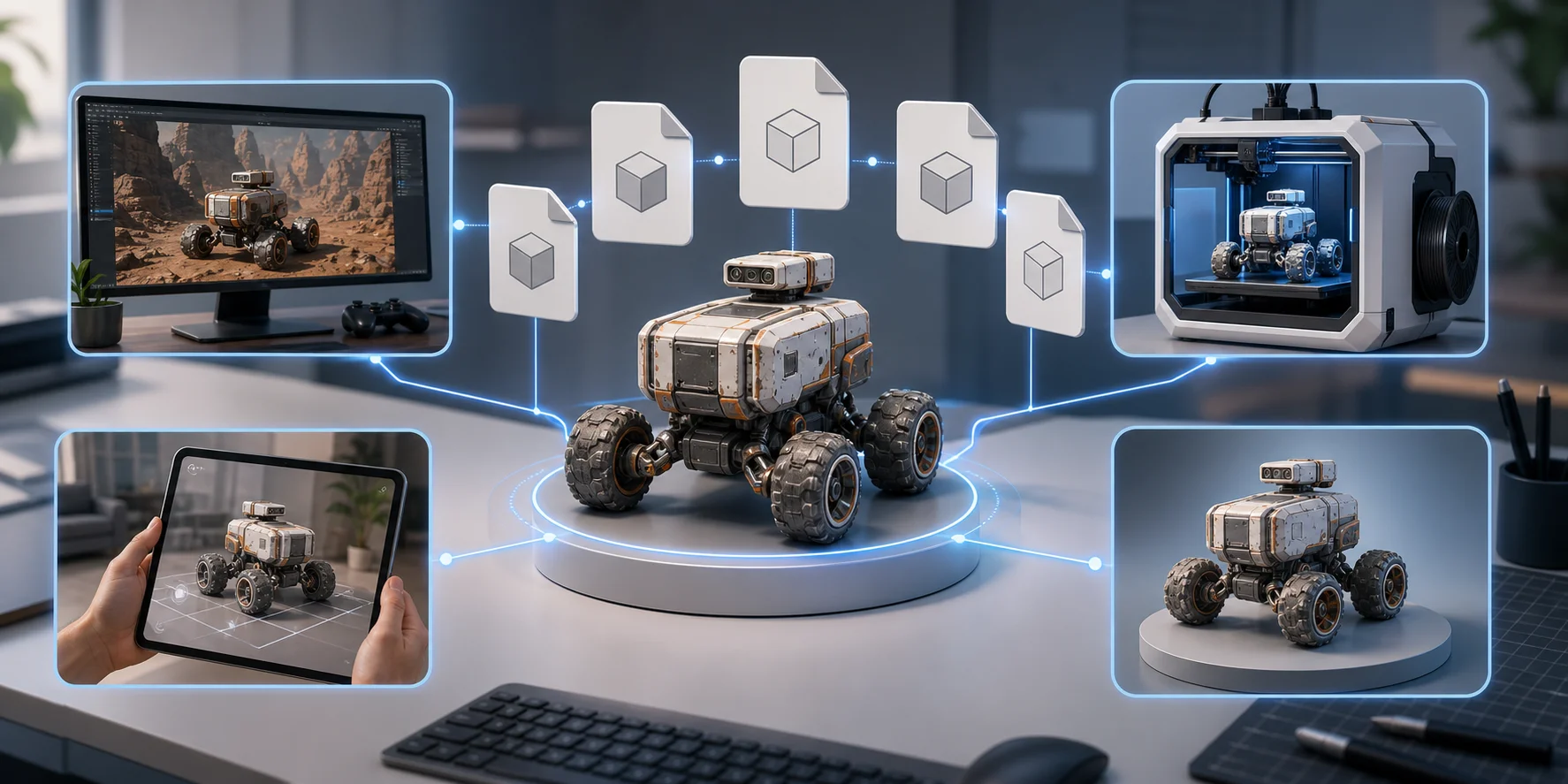 how image to 3d works export formats and what you can do with the model