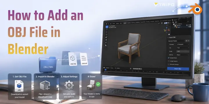 how to add an obj file in blender cover