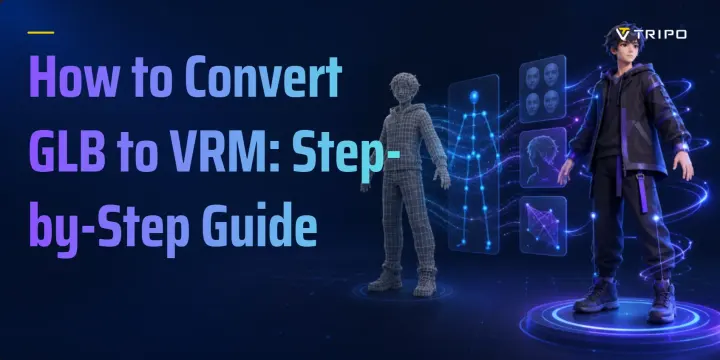 how to convert glb to vrm cover