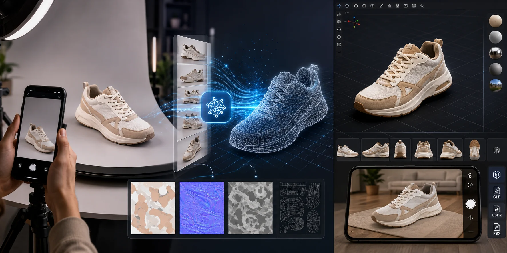 how to create ar product models method 1 ai image to 3d generation a fast starting point