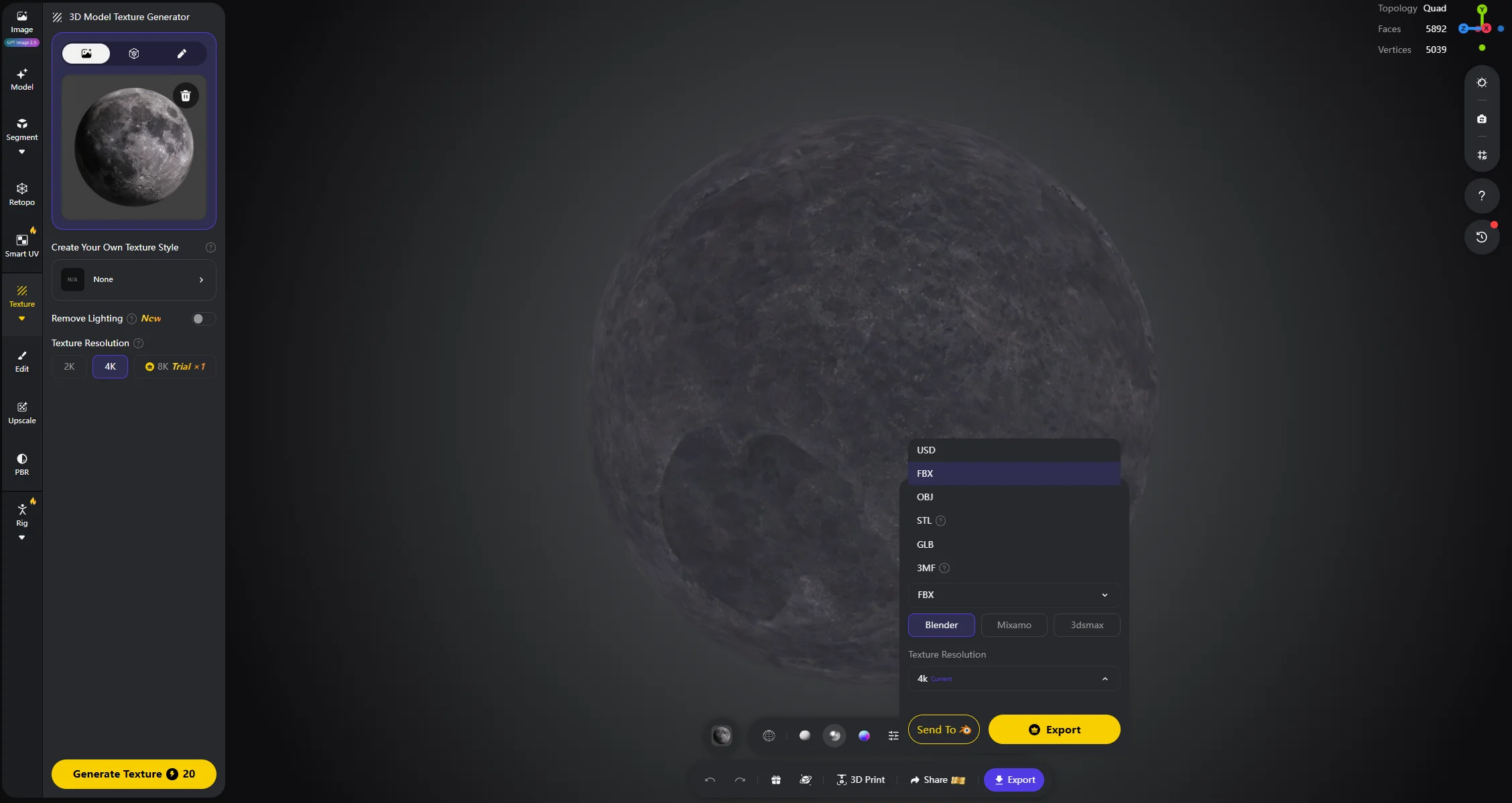 Visual Texture Practical How to Generate NASA Moon 3D Models: A Practical Guide