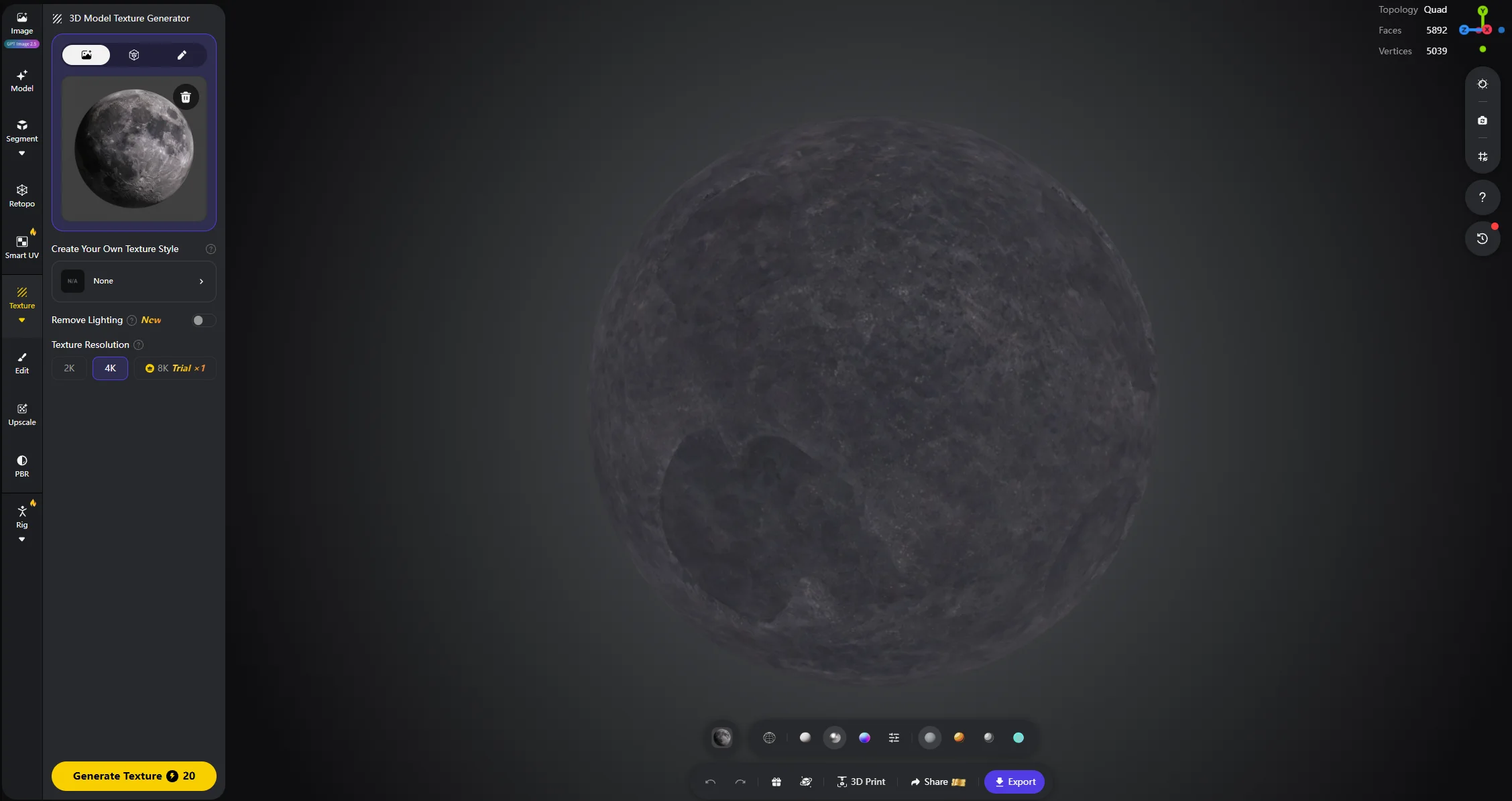Visual Texture Practical How to Generate NASA Moon 3D Models: A Practical Guide
