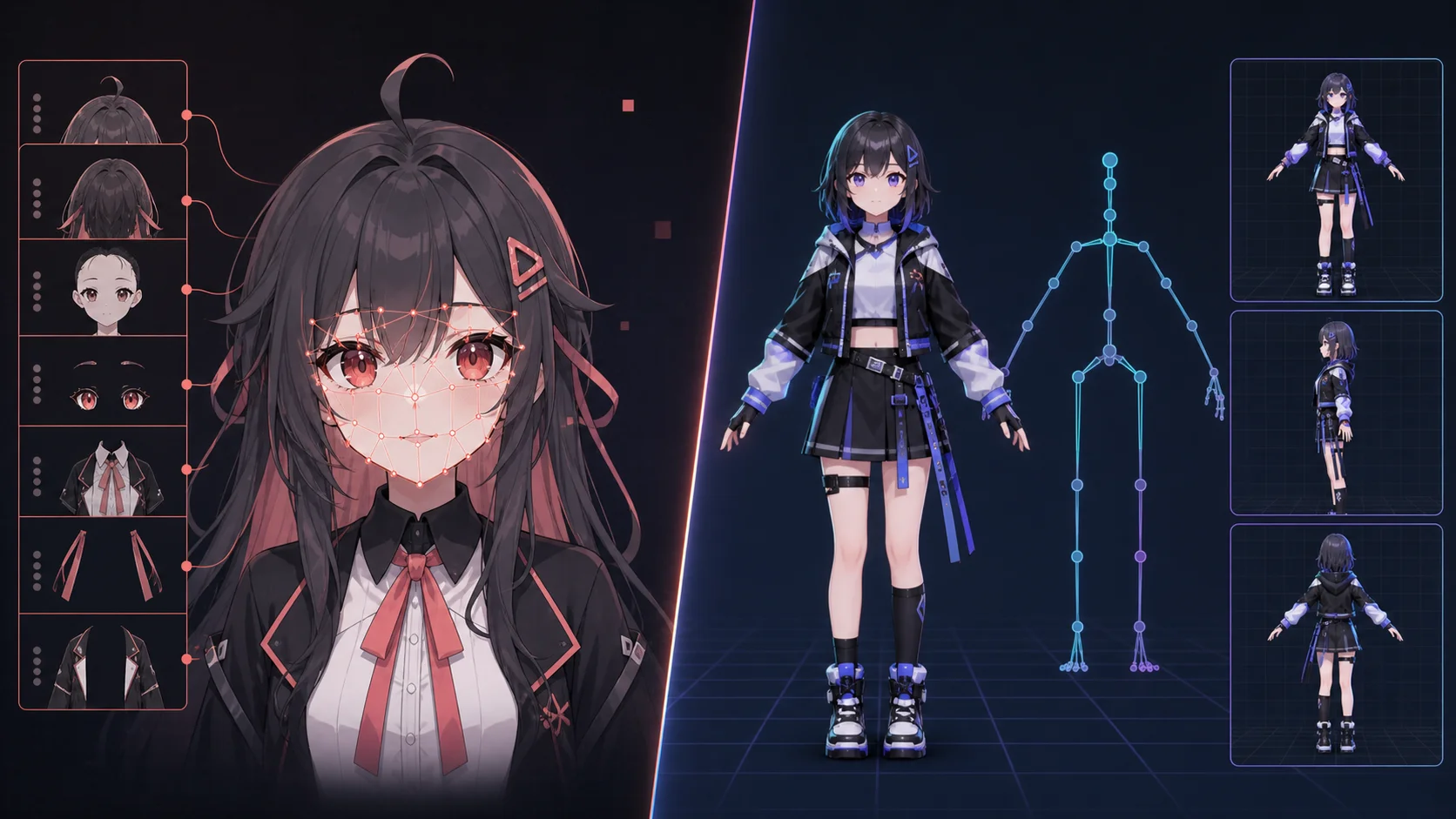 how to make a 3d vtuber model 2d live2d vs 3d vtuber models which should you build