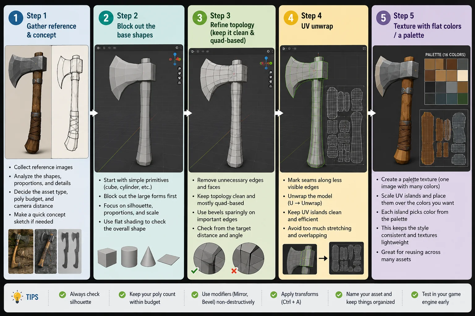 5-steps-to-model-low-poly-asset