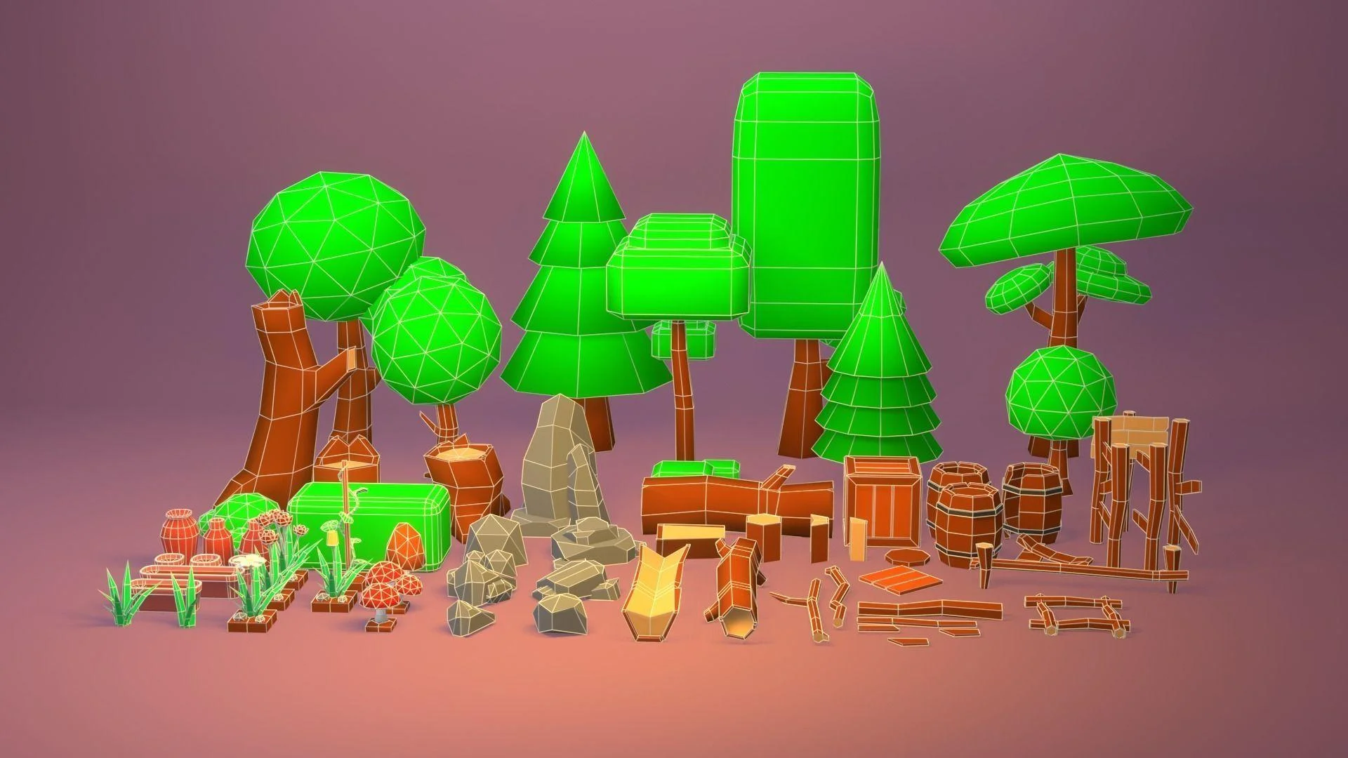 low-poly-game-asset-props-library