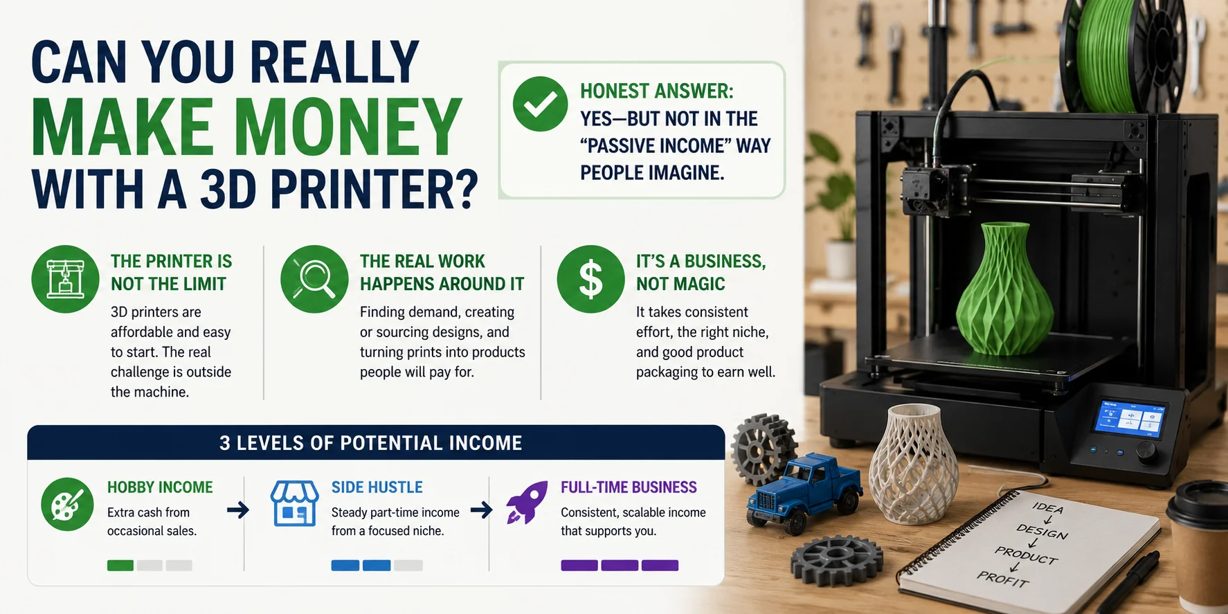 can you really make money with a 3d printer